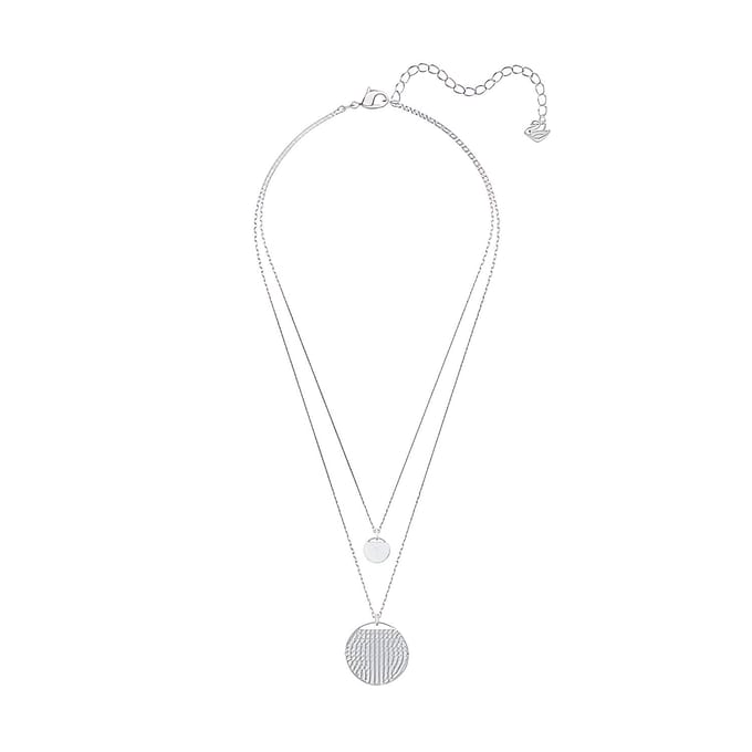 Swarovski Ginger Rond Ontwerp Kristal Ketting Dames ketting Wit 5389047 Box (Random Color) white