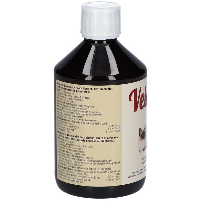 GRAU Velcote Voercomplement voor Huid- en Vachtverzorging - 500 ml