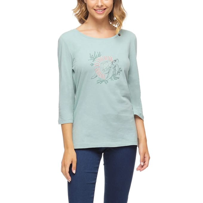 Dames-T-shirt met lange mouwen Ragwear Lorah Remake