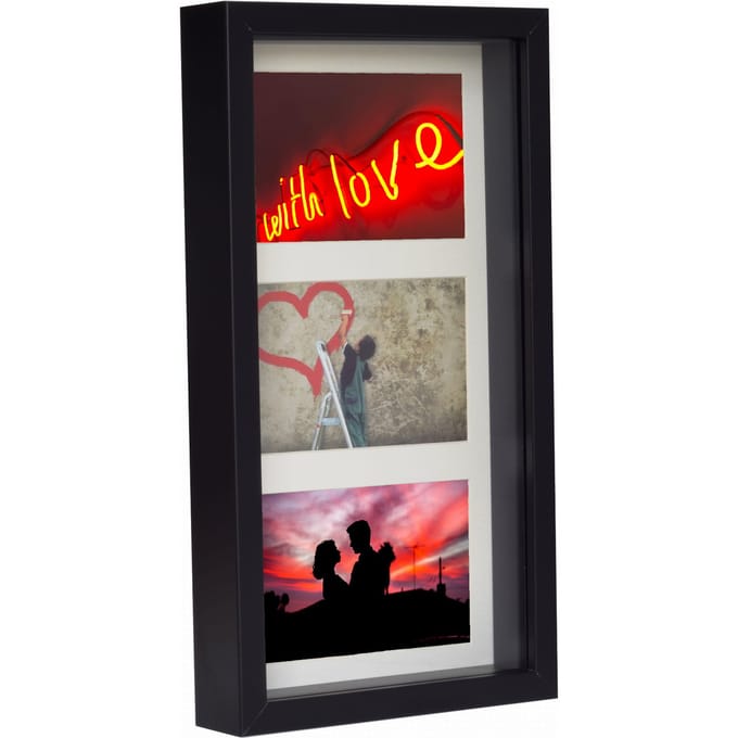 BD Art Serie - 3D Shadow Box Fotolijst - 18x35cm - Zwart