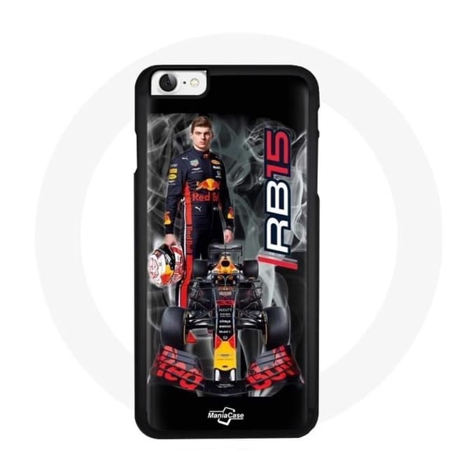 Coque - Maniacase - iPhone 4 - Formula 1 Verstappen - Silicone - Souple noir