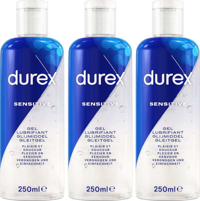 Durex Glijmiddel Sensitive - 250 ml x3