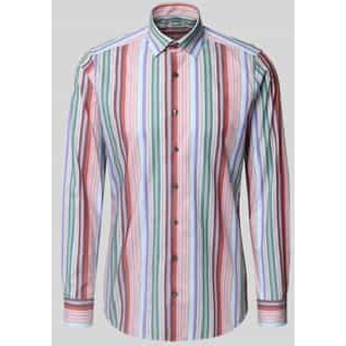 Slim fit vrijetijdsoverhemd met kentkraag