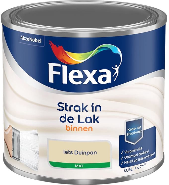 Flexa - Strak In De Lak Binnenlak Mat - Iets Duinpan - Mengverf - 500 Ml