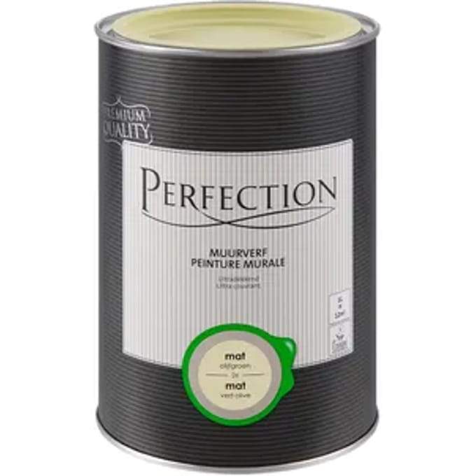 Perfection Ultradekkend Muurverf - Mat - Olijfgroen - 1l