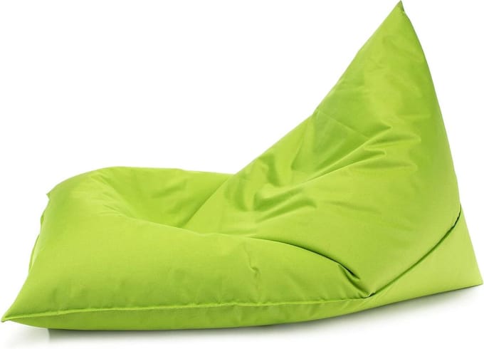 Zitzak - Poef Vloerkussen - Ontspannen Zitten - Waterdicht Polyester - 150 x 100 cm - Olijfgroen