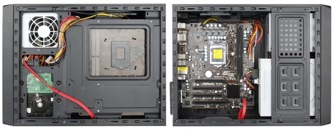 Chieftec UE-02B computerbehuizing Mini Tower Zwart 250 W