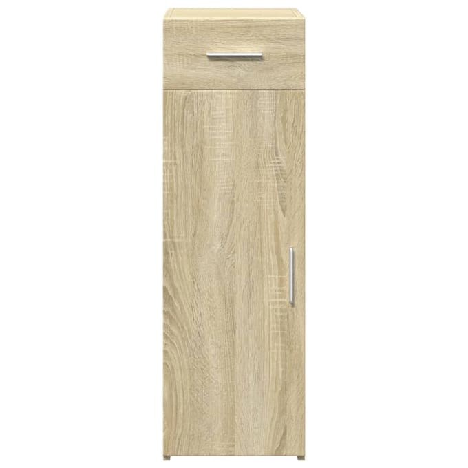 vidaXL - Dressoir - 30x42,5x93 - cm - bewerkt - hout - sonoma - eikenkleurig