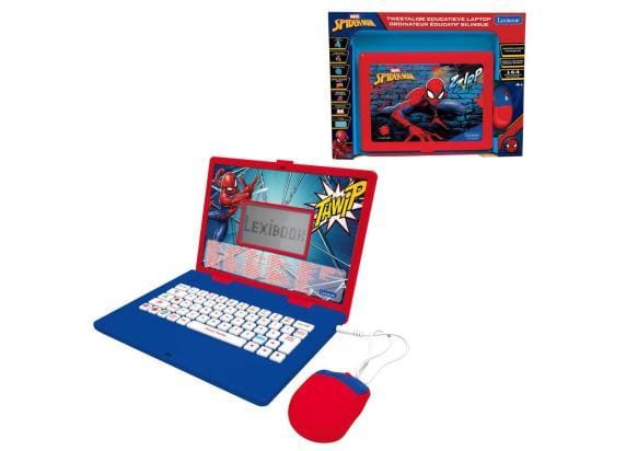 Lexibook Spider-Man Tweetalige educatieve laptop NL/FR 82 activiteiten Computer & tablets