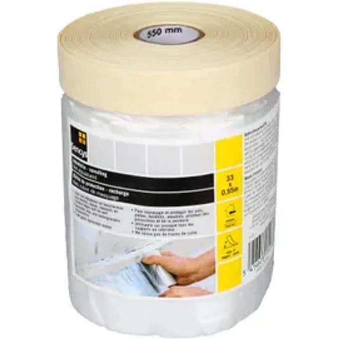 Sencys Afplaktape 55cmx33m + Afroller