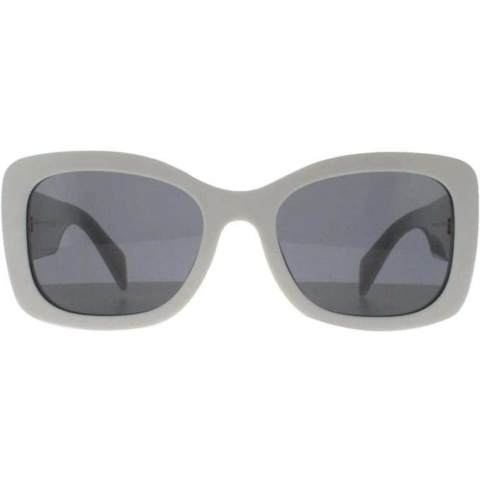 Prada PRA08S 1425S0 talk donkergrijs zonnebril