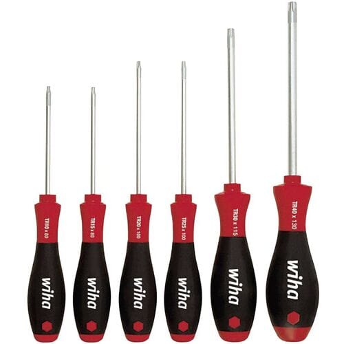 Wiha Schroevendraaierset SoftFinish TORX® Tamper Resistant - 6-delig - 24506