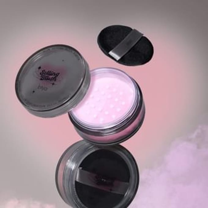 biya  - Glow Setting Blush Powder - 4 Colors 101# White Peach - 6g