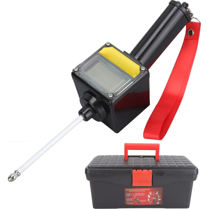 Hond Ovulatiedetector Polyethyleen 9V Oestrus Test Analyzer met Vloeibaar Kristal Display Scherm black