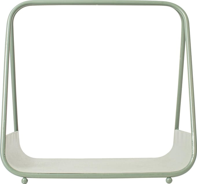 Gusta - Plateau - Groen - Metaal - met Handvat - 29,5x23x29cm