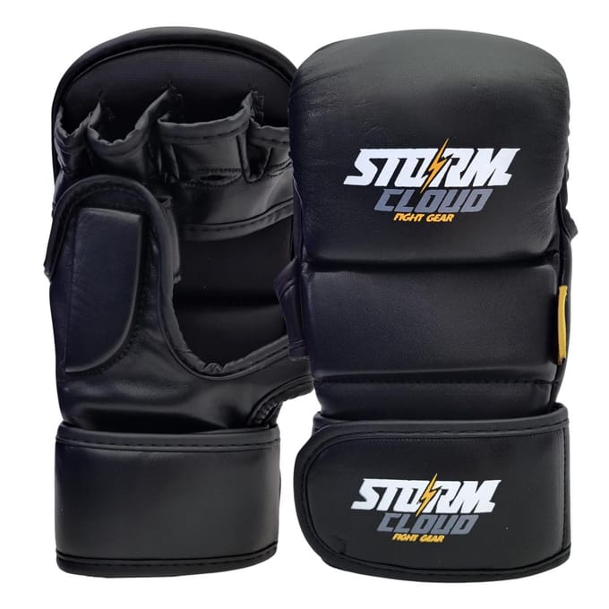 StormCloud Rookie - MMA Sparringhandschoenen - 7oz - Zwart/Wit - XL
