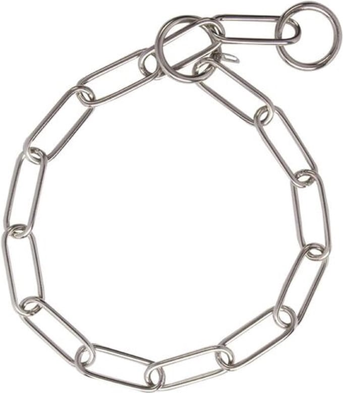 Correctieketting lange ovale schakel - RVS - 3mm x 62cm