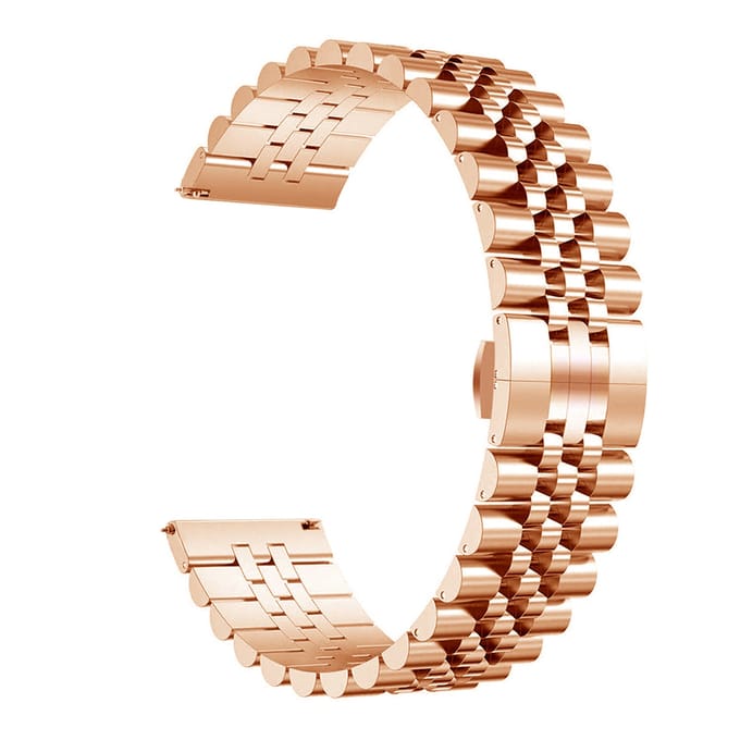 Amazfit Bip Jubilee stalen band (rosé goud)