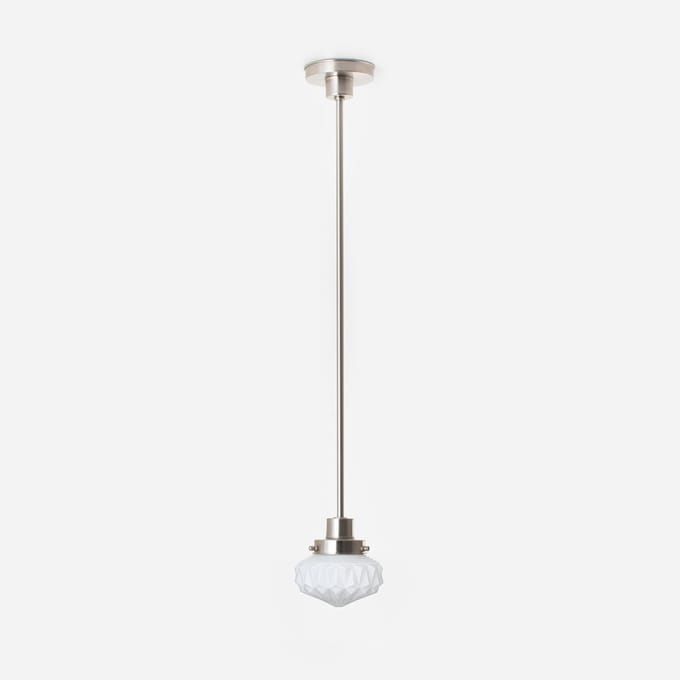 Hanglamp Eternal Star 20's Matnikkel - Art Deco Trade