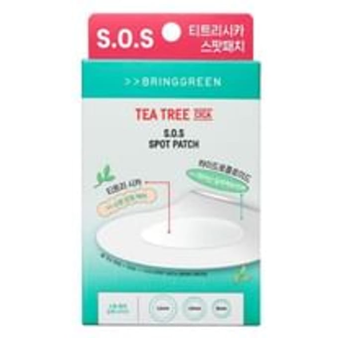 BRING GREEN - Tea Tree Cica SOS Spot Patch - Acne Patches