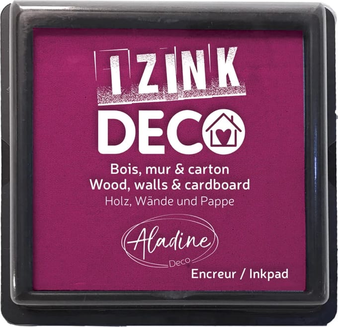 Aladine inktkussen donkerpaars XL voor creatieve decoratie projecten.