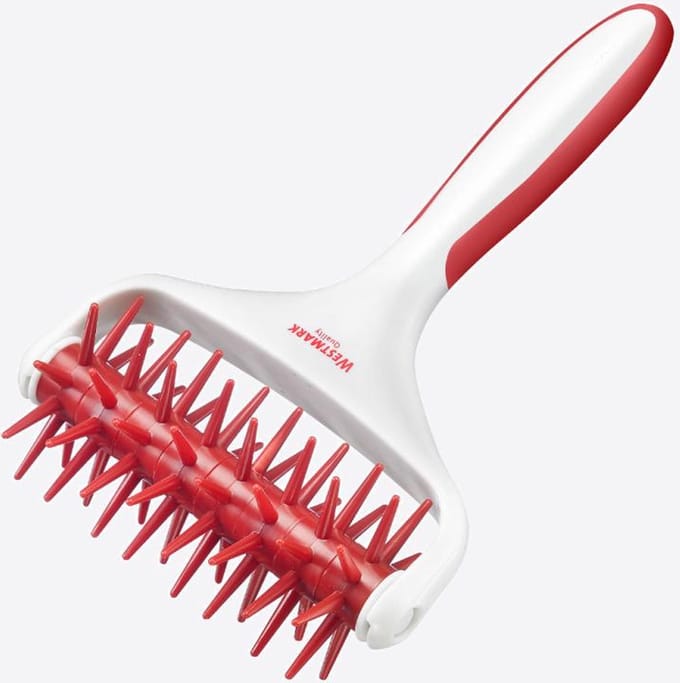 Westmark Deegprikker, lengte: 20 cm, kunststof, wit/rood, 32172270