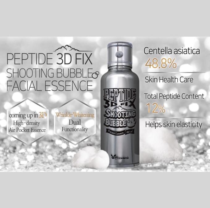 Elizavecca - Peptide 3D Fix Shooting Bubble Facial Essence 100ml 100ml
