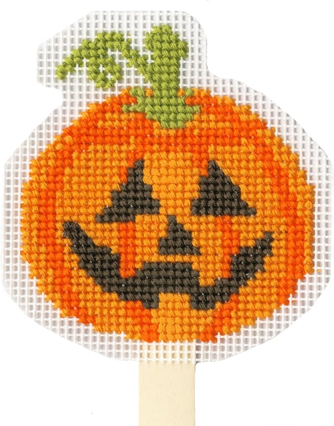 Bothy Threads kids borduurpakket spooky - pompoen HOP5 telpatroon
