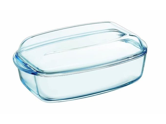 Pyrex Essentials Ovenschaal met Deksel 7L - Borosilicaatglas