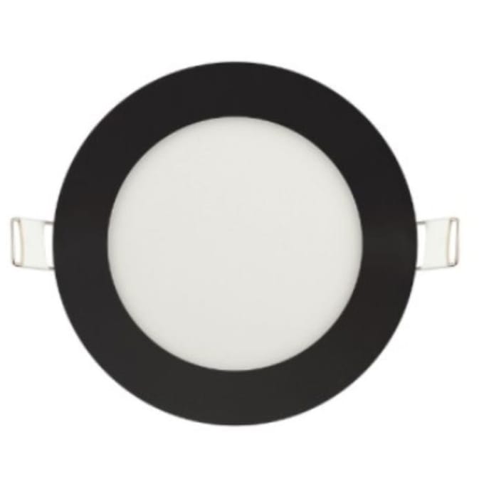 Set van 10 LED Panelen 3W 6400K 110lm Zwart IP20 zwart