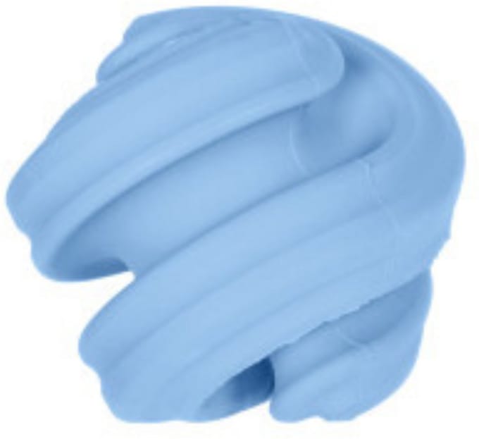 Chewtastic Geometrics - Blauw - Hondenspeelgoed - Kauwspeelgoed