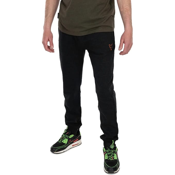 Fox Collection Lightweight Jogger Black & Orange Small