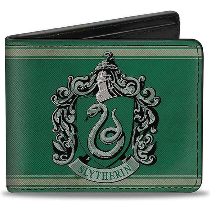 Buckle-Down Harry Potter Slytherin Bi-Fold Wallet