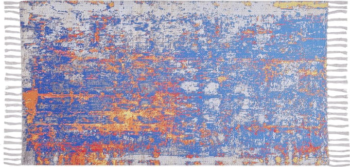 ACARLAR - Laagpolig vloerkleed - Multicolor - 80 x 150 cm - Polyester