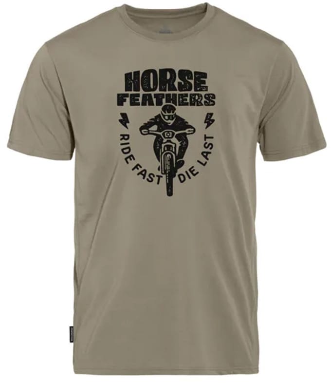 Horsefeathers Full Send Tech T-shirt (taupe) - S