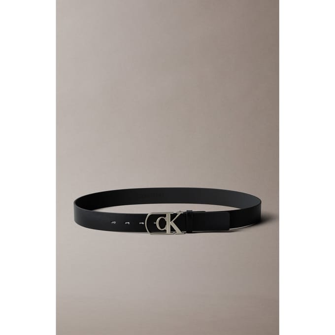 Calvin Klein Curve Monogram Buckle Belt Black Taglia: 95 | Cinture Outlet | Uomo | Nero