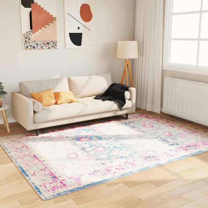 vidaXL - Vloerkleed - wasbaar - 160x230 - cm - meerkleurig