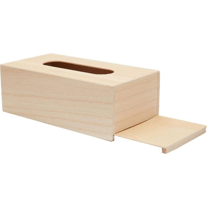 Houten zakdoeken doos Artemio