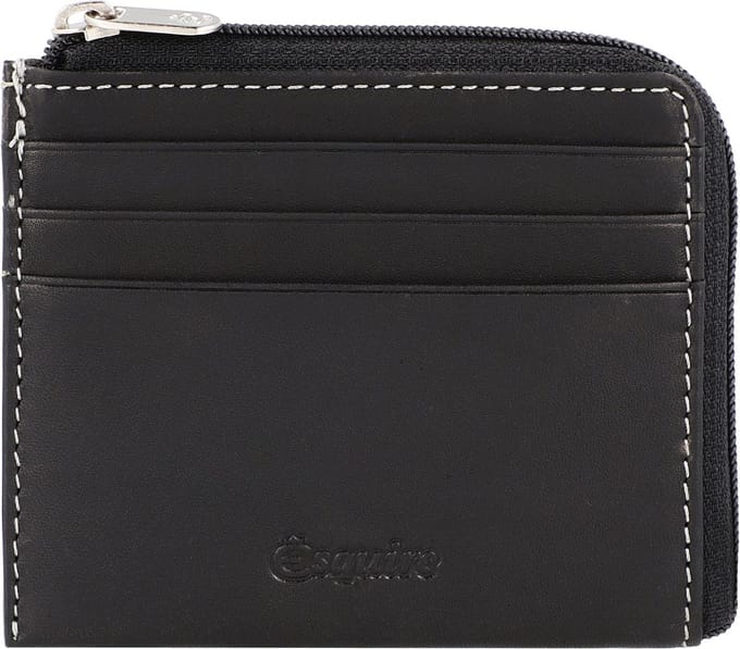 Esquire Oslo creditcard etui RFID leer 10,5 cm - 6 Sleuven - schwarz