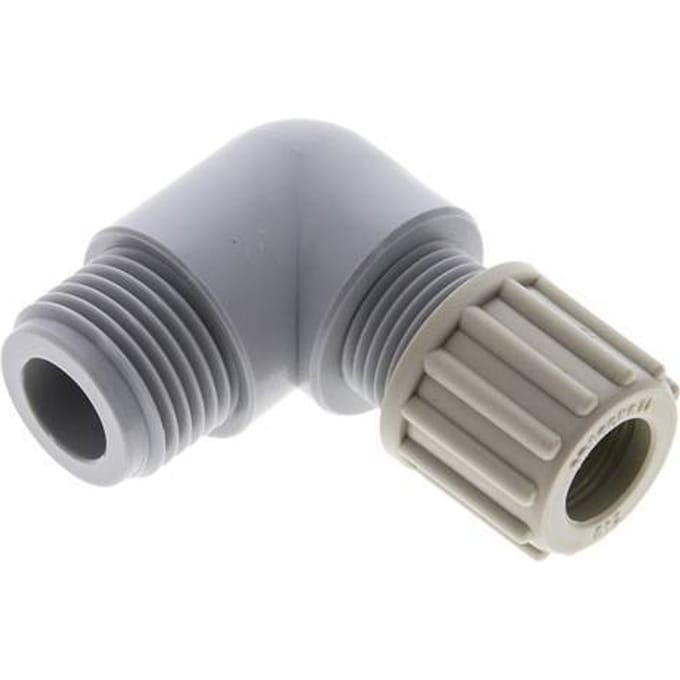 12x9mm & G1/2'' PA L-Vorm Knelfitting Buitendraad 10bar