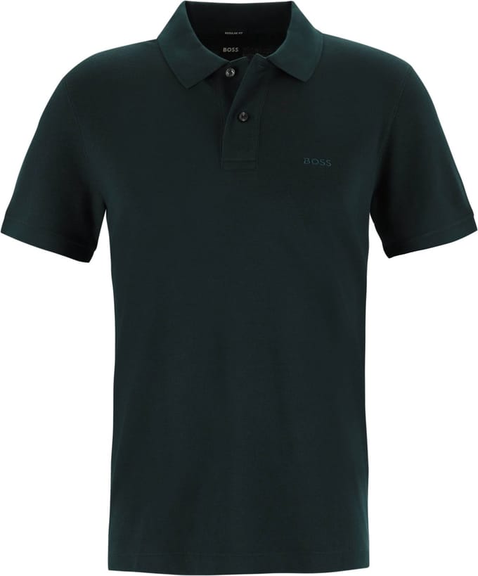 BOSS Pallas regular fit polo - pique - groen