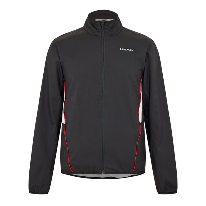 Head Heren Zip Pocket Regular Track Jacket (Zwart)