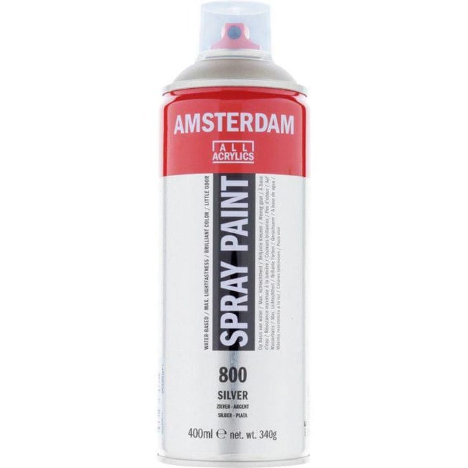 Bombe de peinture Amsterdam 400 ml argent zilver