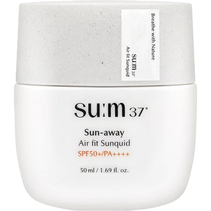 su:m37 Sun-away Air fit Sunquid SPF50+/PA++++ 50ml white