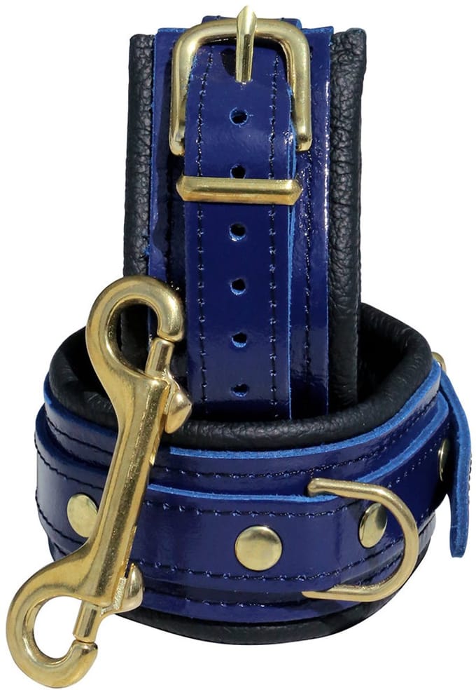 Kiotos Leather - Voetboeien Leer - Blauw