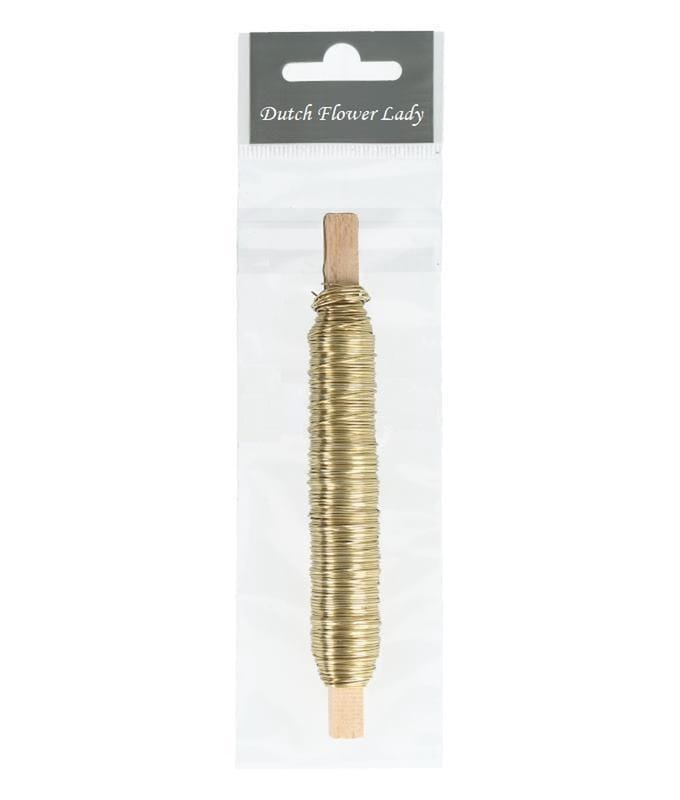 Wikkeldraad koper 0.50mm 50gram Goud