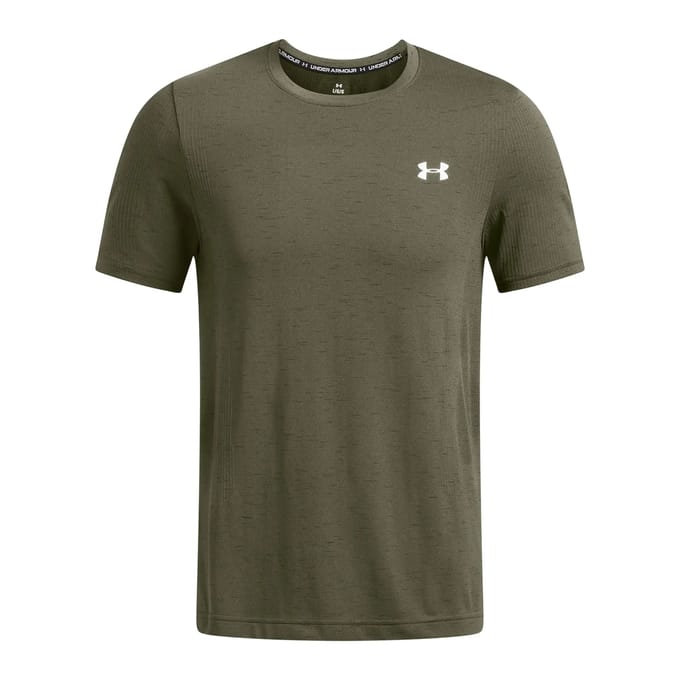 Under Armour vanish seamless ss-grn training t-shirt korte mouw heren -