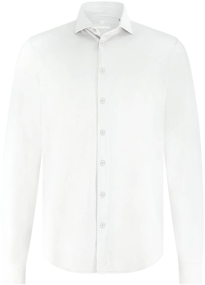 Blue Industry Casual Overhemd Lichtgrijs Heren