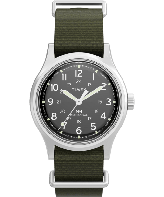Timex MK1 TW2Y07900 Horloge - Textiel - Groen - Ø 36 mm