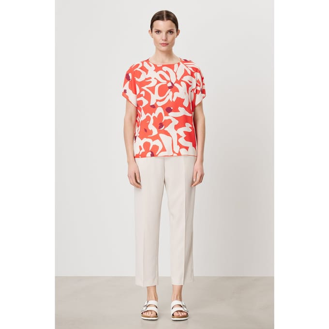 TRVL DRSS Printed Alba Top Papaya Maat: M | Blouses Outlet | Dames | Blauw